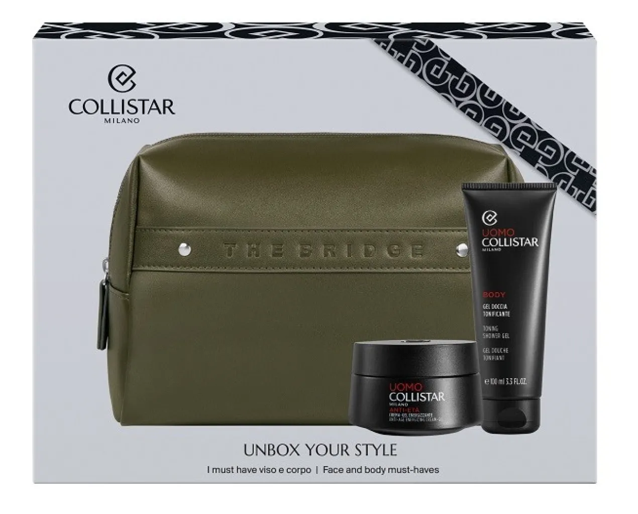 Nécessaire Creme Antienvelhecimento + Gel Tonificante
