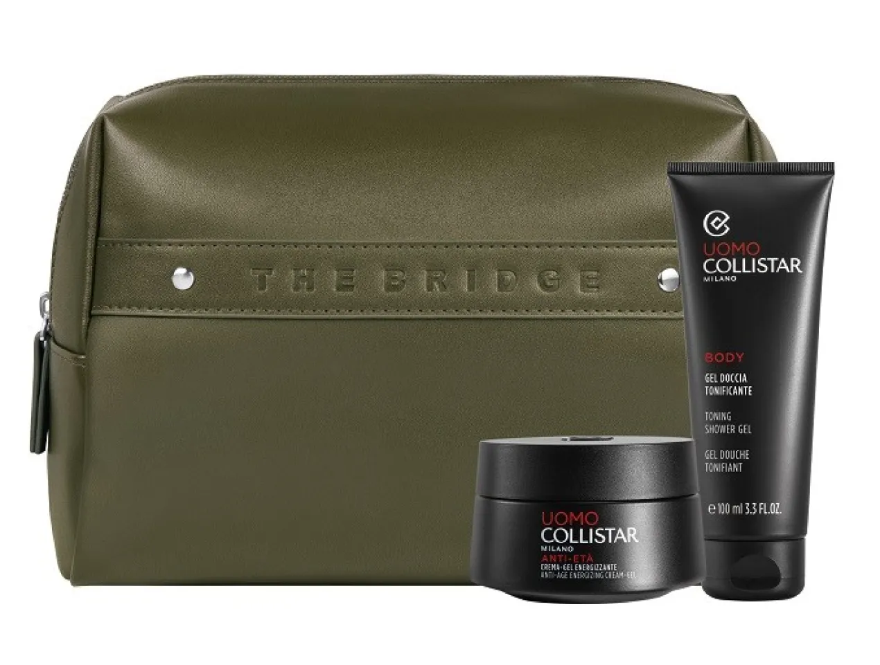Nécessaire Creme Antienvelhecimento + Gel Tonificante