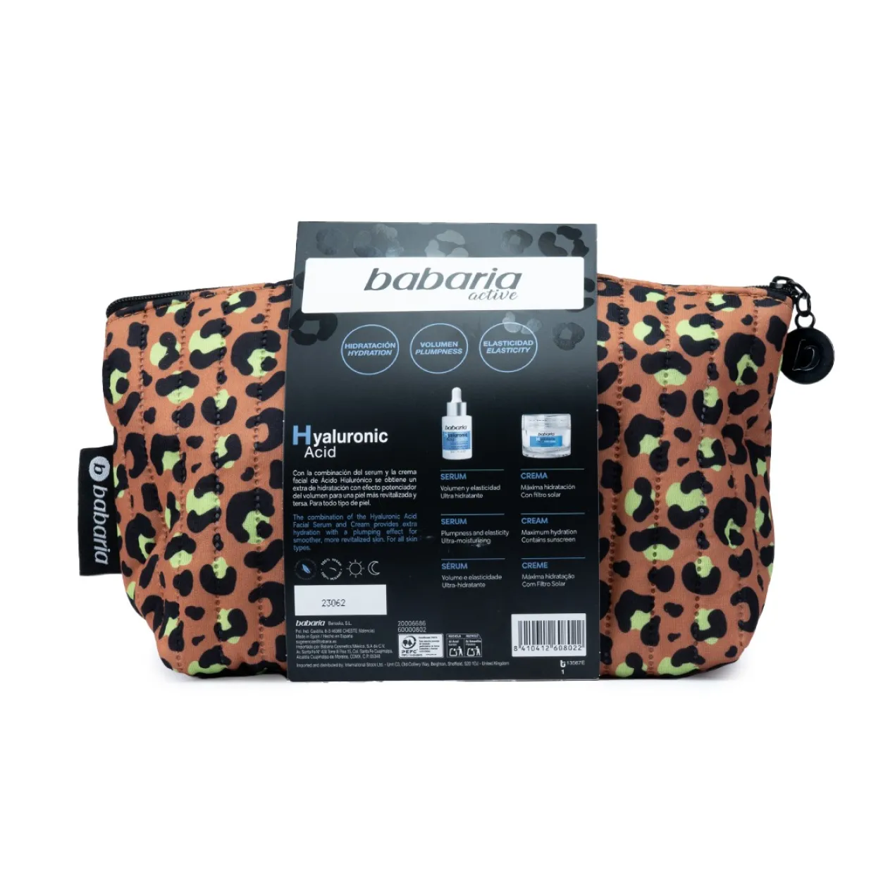 Necessaire Animal Print Ácido Hialurónico Sérum + Creme