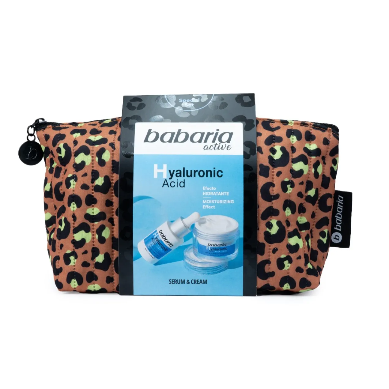 Necessaire Animal Print Ácido Hialurónico Sérum + Creme