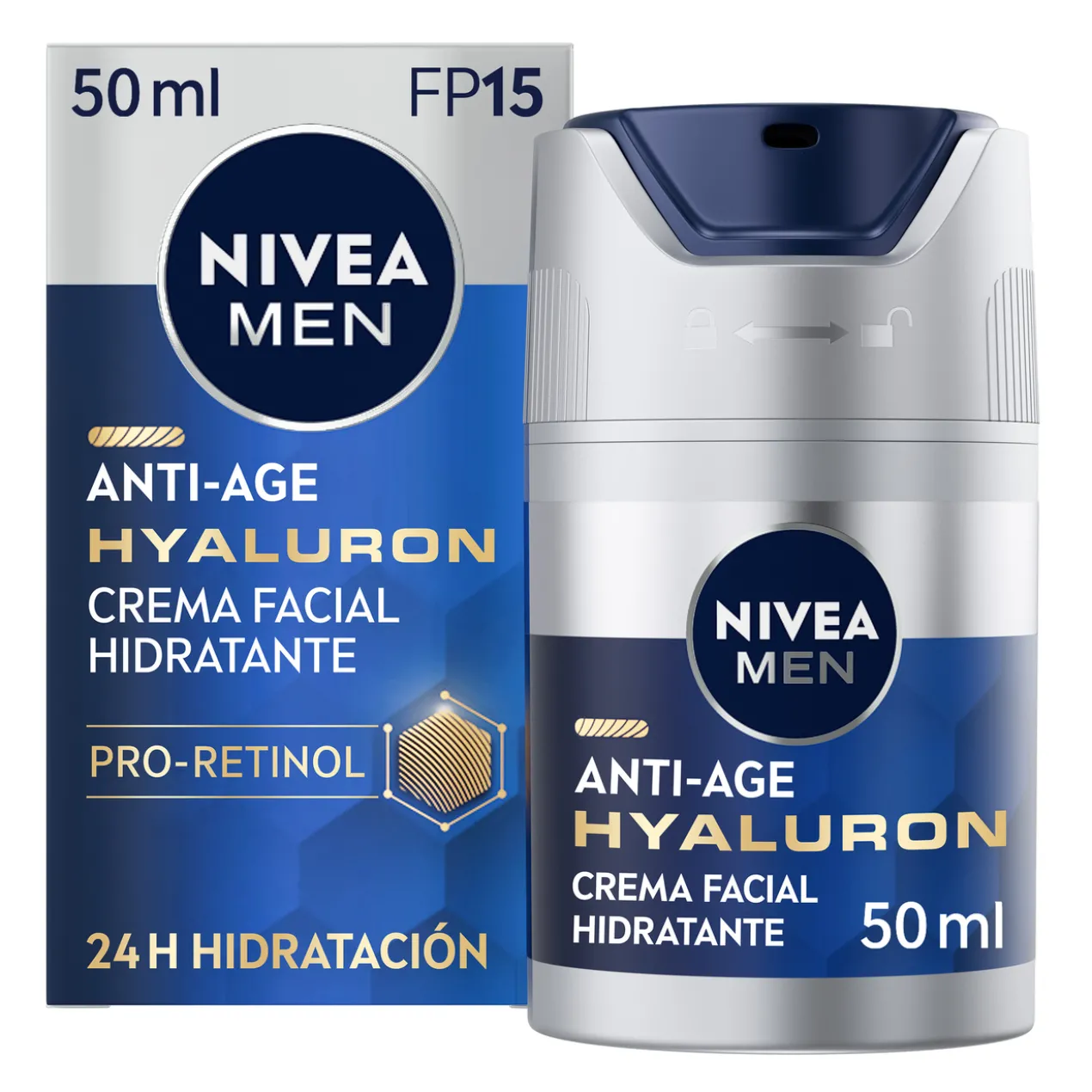 Nivea For Men Hyaluron Anti- envelhecimento FP15