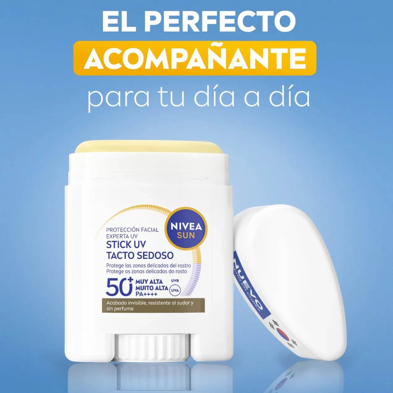 Nivea Sun Stick Facial Protetor Solar UV SPF50+ Toque Sedoso