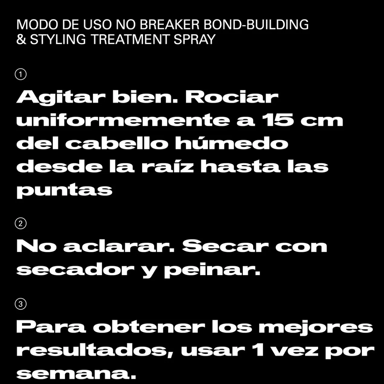 NO.BREAKER Tratamento em Spray Para um Cabelo Mais Forte e com Menos Quebra