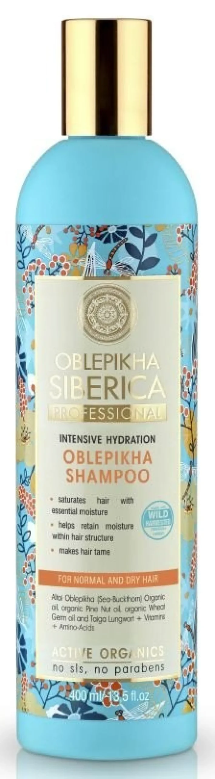 Oblepikha Champô para cabelo normal e seco