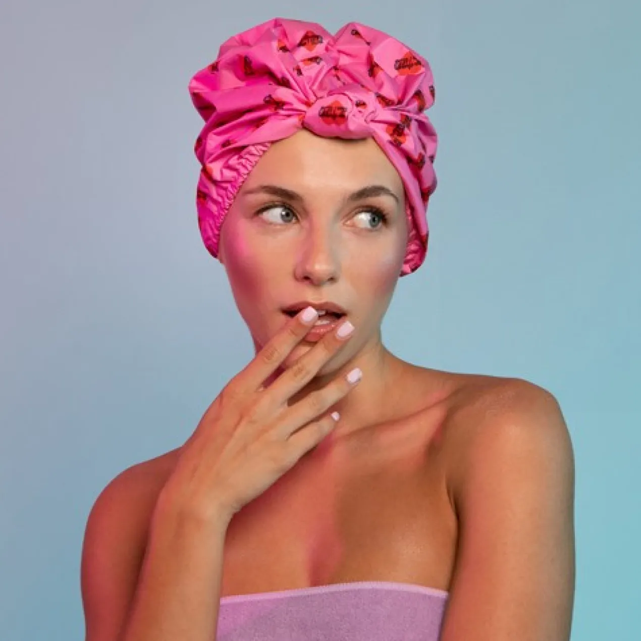 Oh My Hair Turbante de Duche Corações
