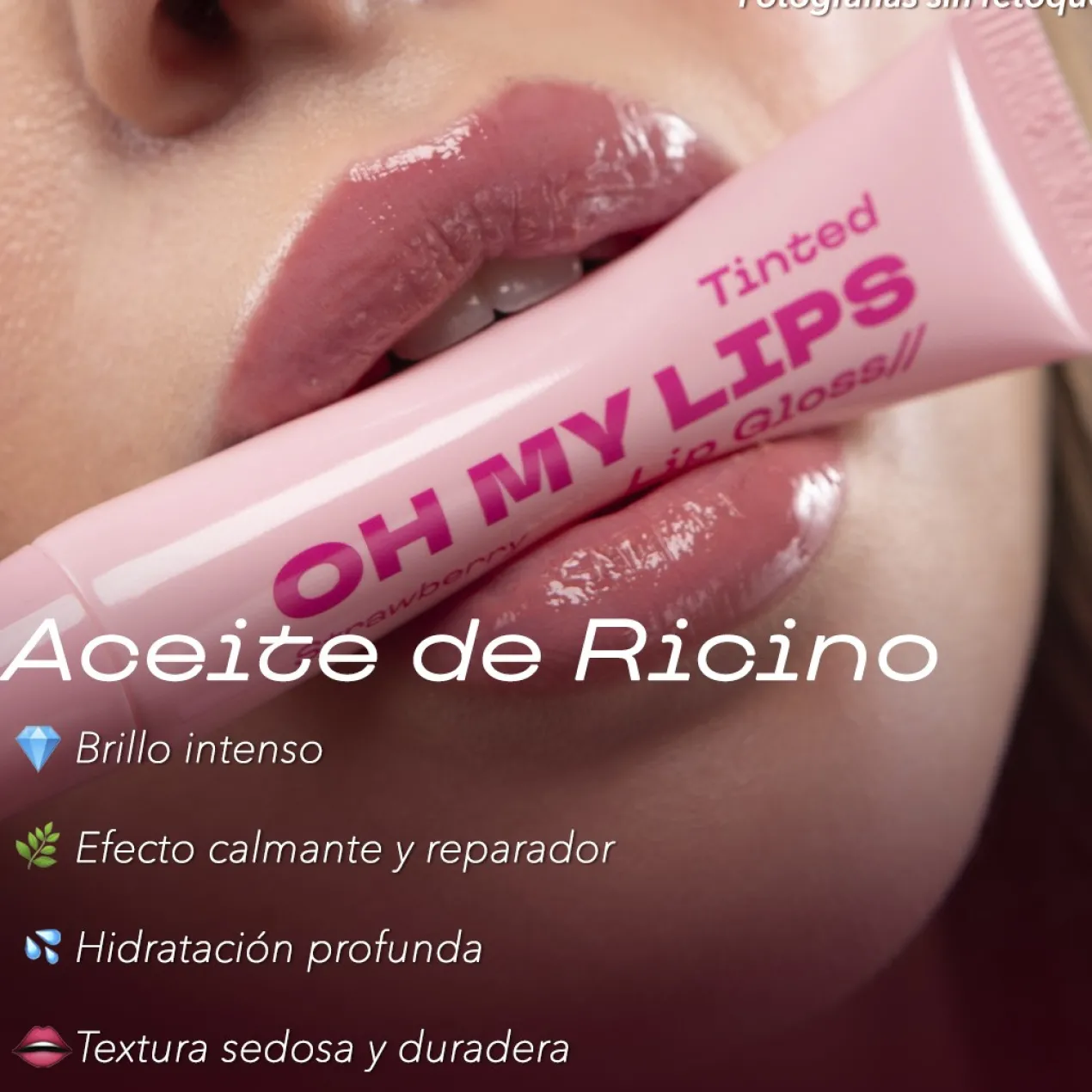 Oh My Lips Tinted Lip Gloss Morango