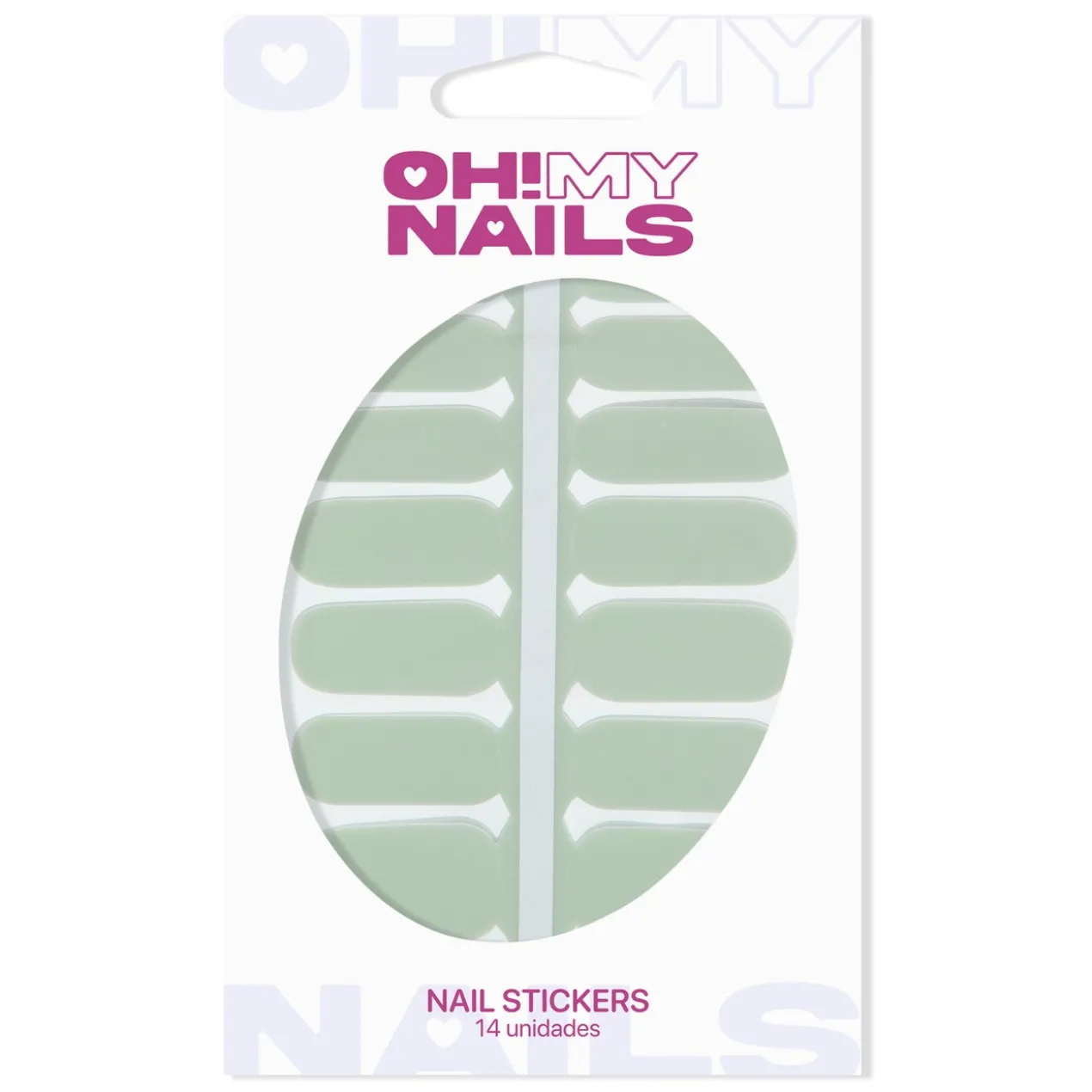 Oh My Nails! Autocolantes Verde