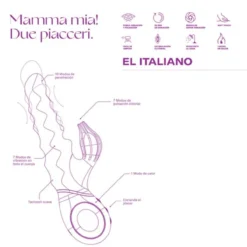 O Italiano Vibrador Dildo Estimulador de Clitóris