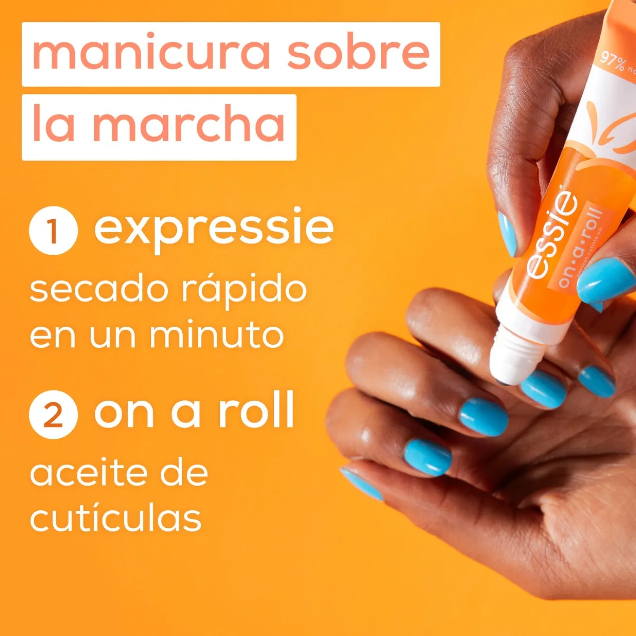 On a Roll Apricot óleo de rápida absorção para unhas e cutículas