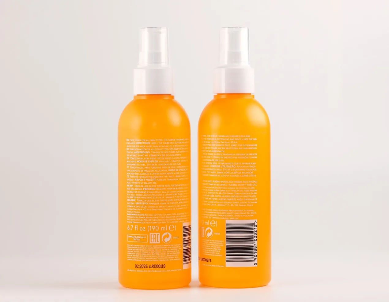Orange Vibes Tónico Facial Hidratante e Refrescante