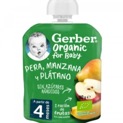 Organic Pouch Pêra, Maçã, Banana +4 meses