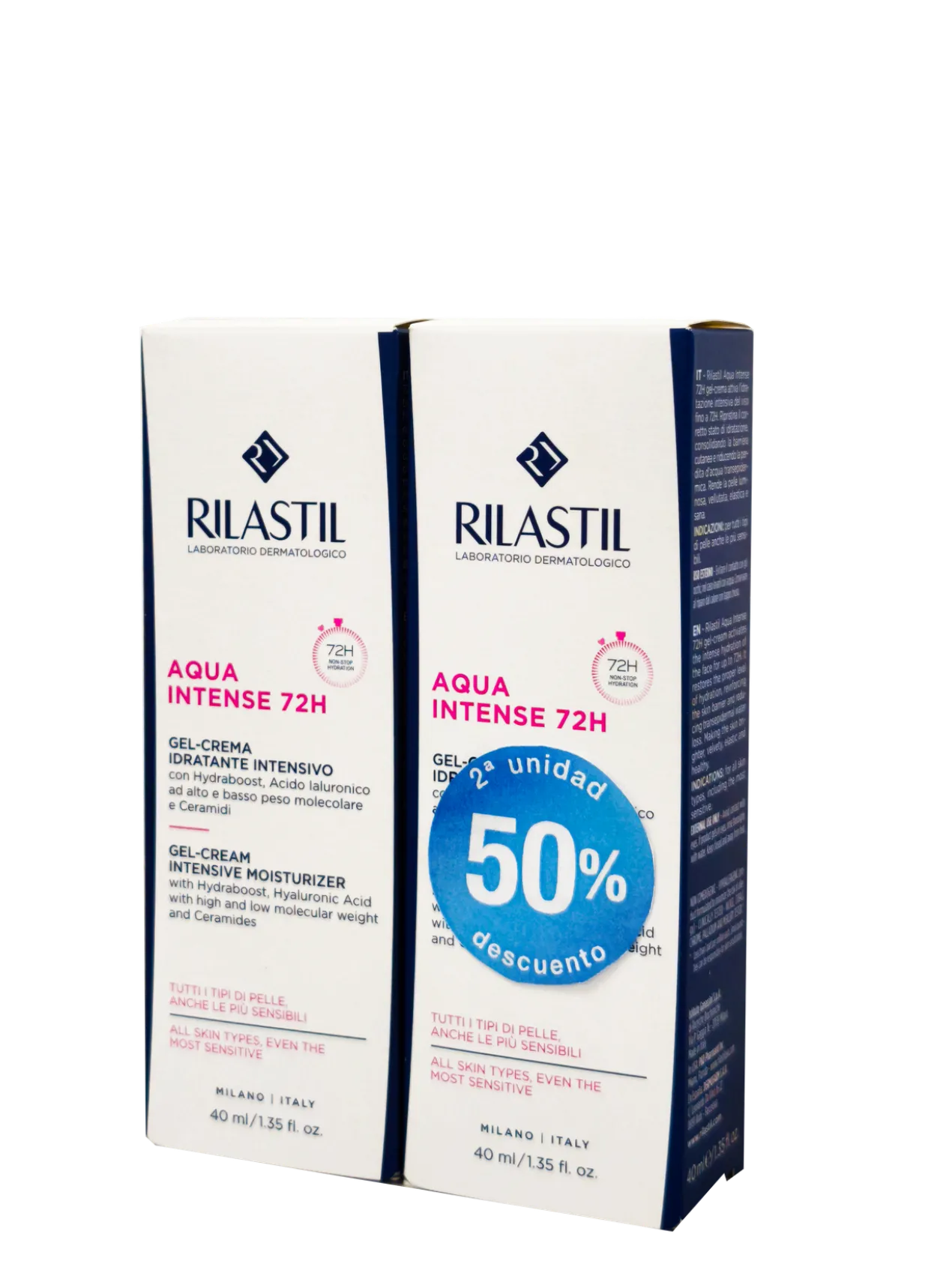 Pack Aqua Intense 72h Gel-Creme Hidratante Intensivo