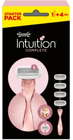 Pack completo de lâminas de barbear Intuition Complete + recargas