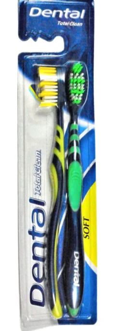 Pack 2 Escovas de Dentes Total Clean-Medium