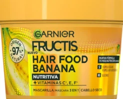 Pack Garnier Fructis Hairfood Banana Champô + Máscara