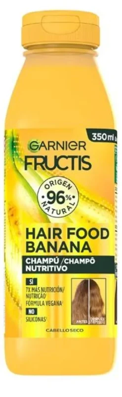 Pack Garnier Fructis Hairfood Banana Champô + Máscara
