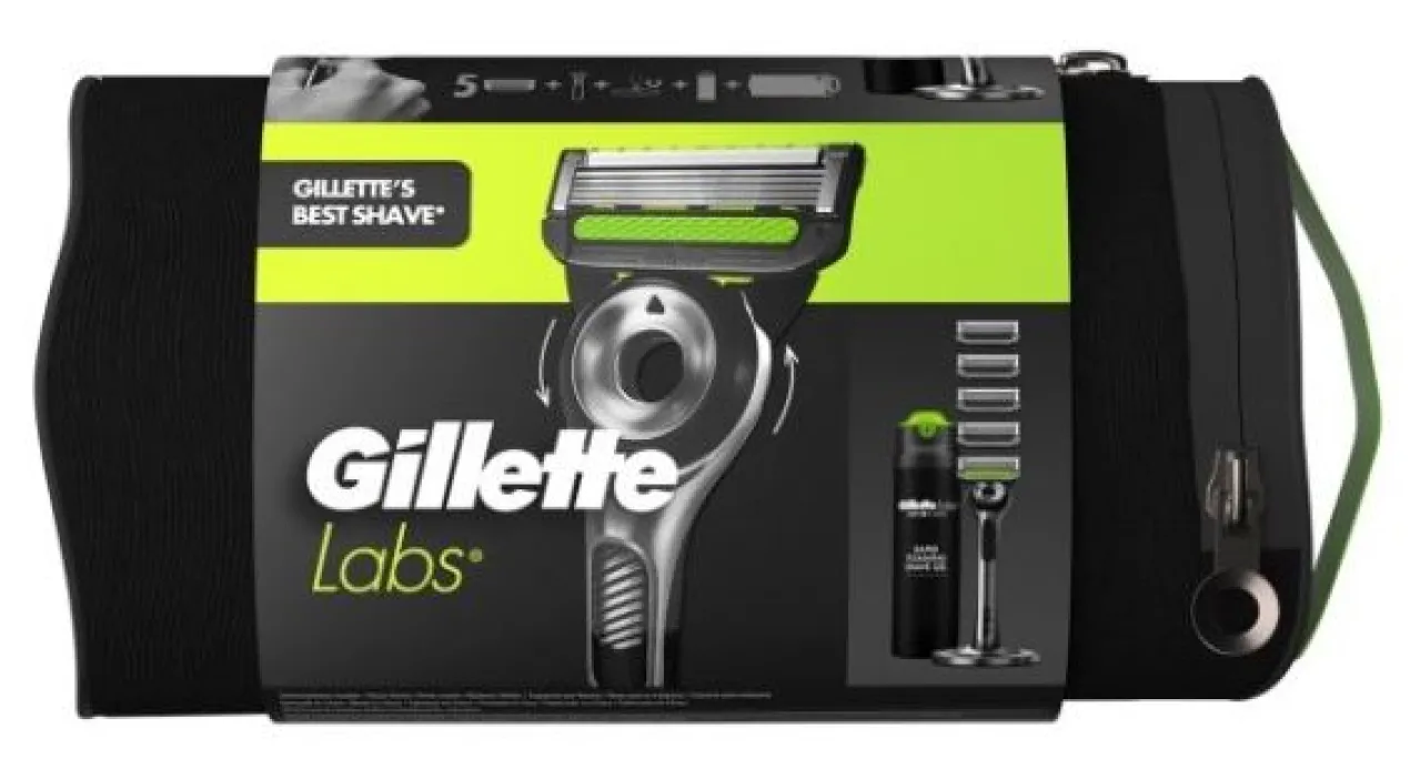 Pack GilletteLabs Máquina + Recargas + Gel + Suporte