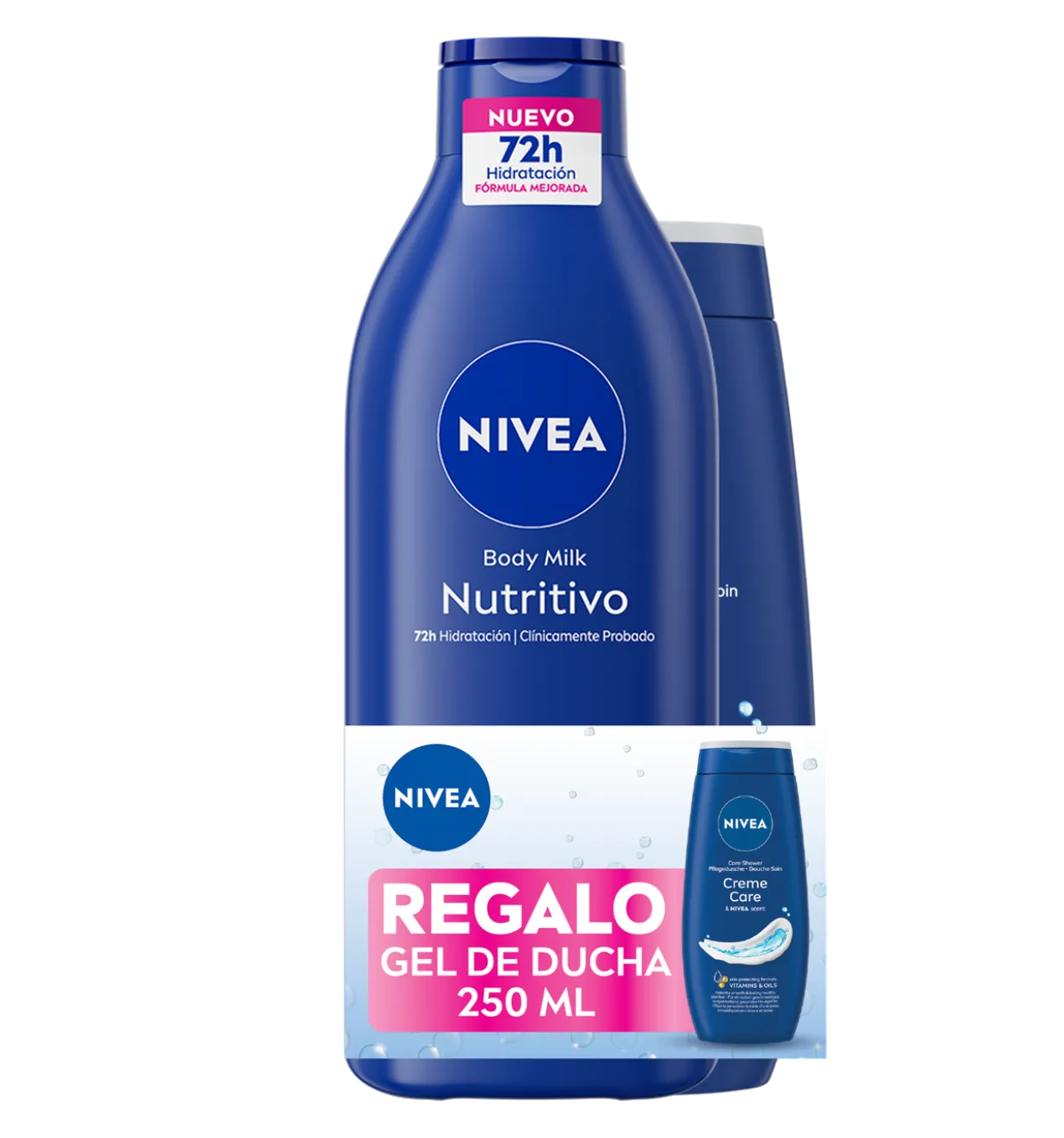 Pack Hidratação Intensa Body Milk Nutritivo + Oferta Mini Gel Creme Care