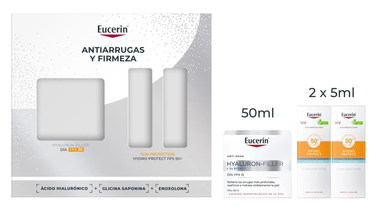 Pack Hyaluron-Filler Creme de Dia + Sun Hydro Protect FPS 50+