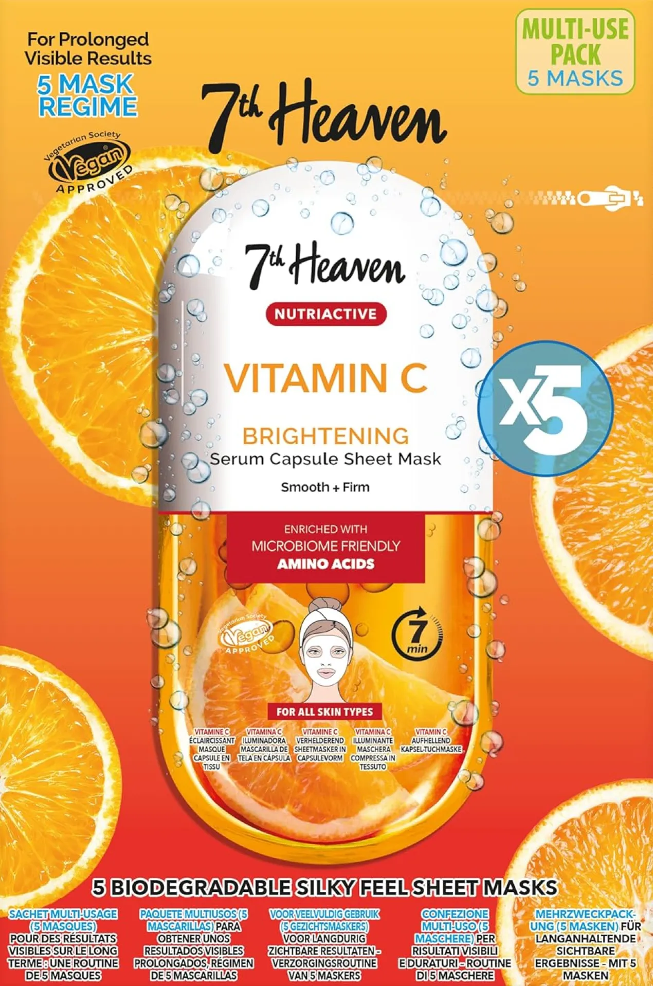 Pack Máscaras Vitamina C Iluminadora