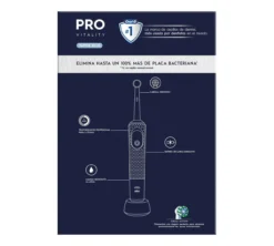 Pack Pro Vitality Escova de Dentes Elétrica + Pasta Dentífrica Advanced + Recargas