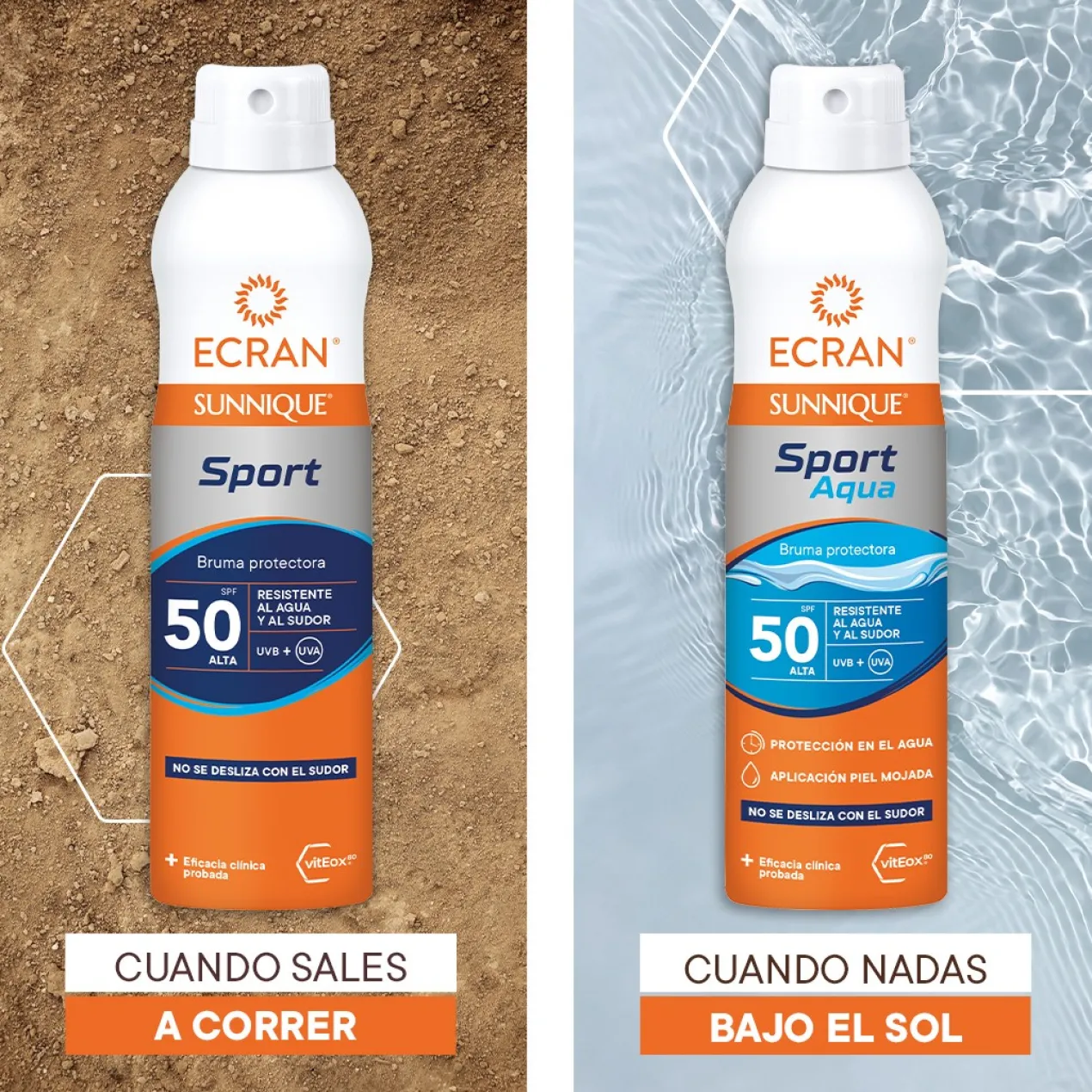 Pack Sunnique Bruma Protetora Sport SPF50 + Facial SPF50