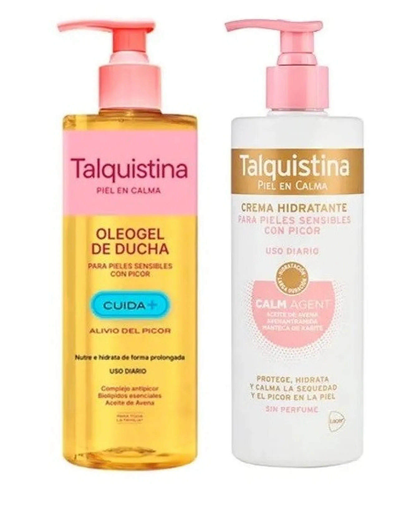Pack Talquistina Óleo-gel de Duche + Creme Hidratante