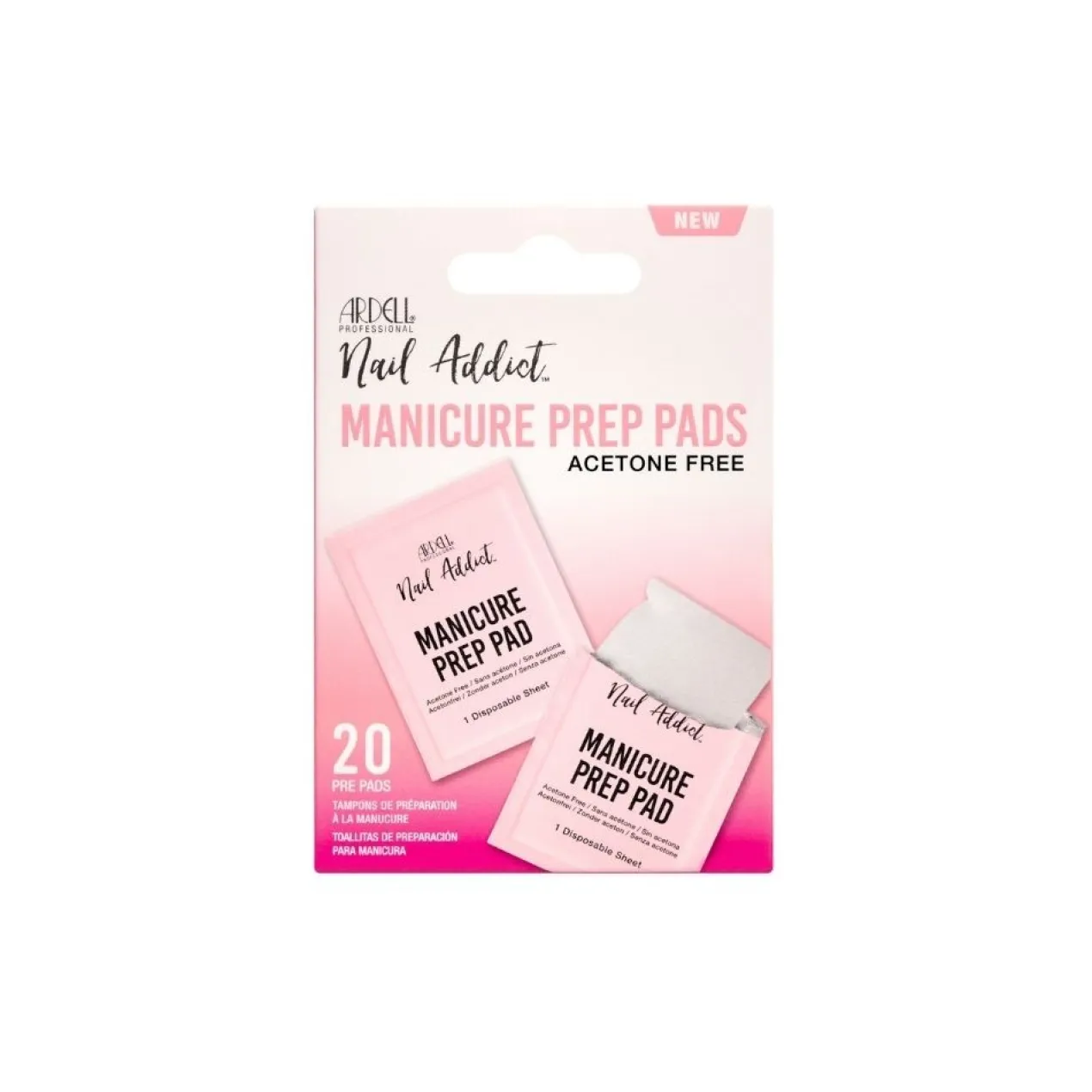 Pack 20 Toalhitas Preparadoras Esmaltado Manicure Pads