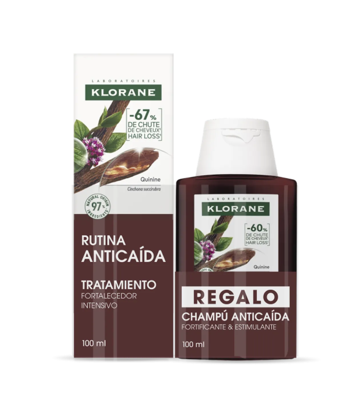 Pack Tratamento Intensivo Antiqueda + Oferta Champô Quinina