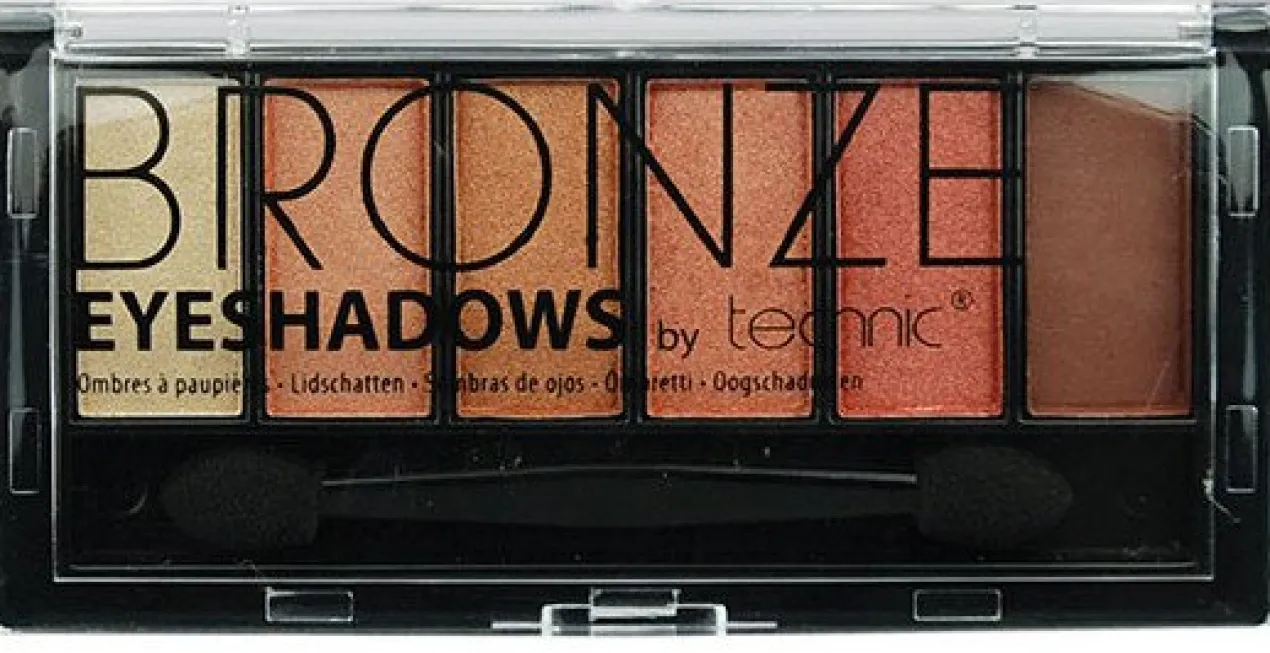 Paleta de 6 sombras de Olhos Bronze