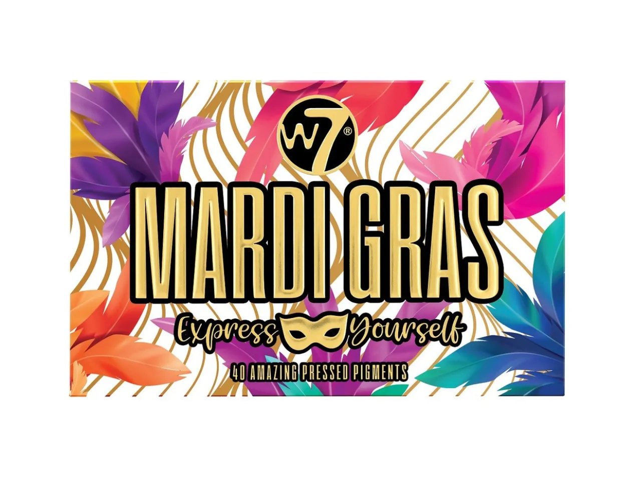Paleta de Sombras e Pigmentos Prensados Mardi Gras