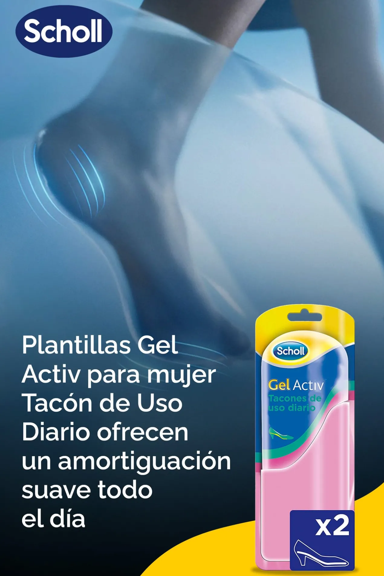 Palmilha Gel Activ Salto Diário