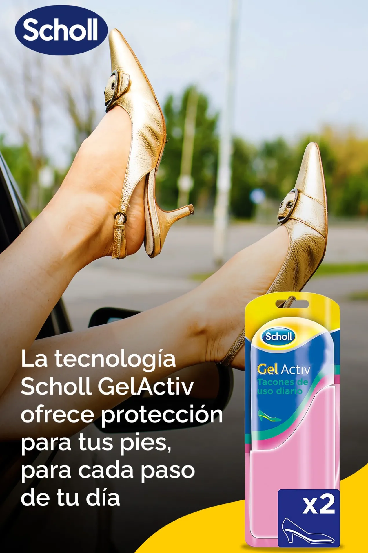 Palmilha Gel Activ Salto Diário