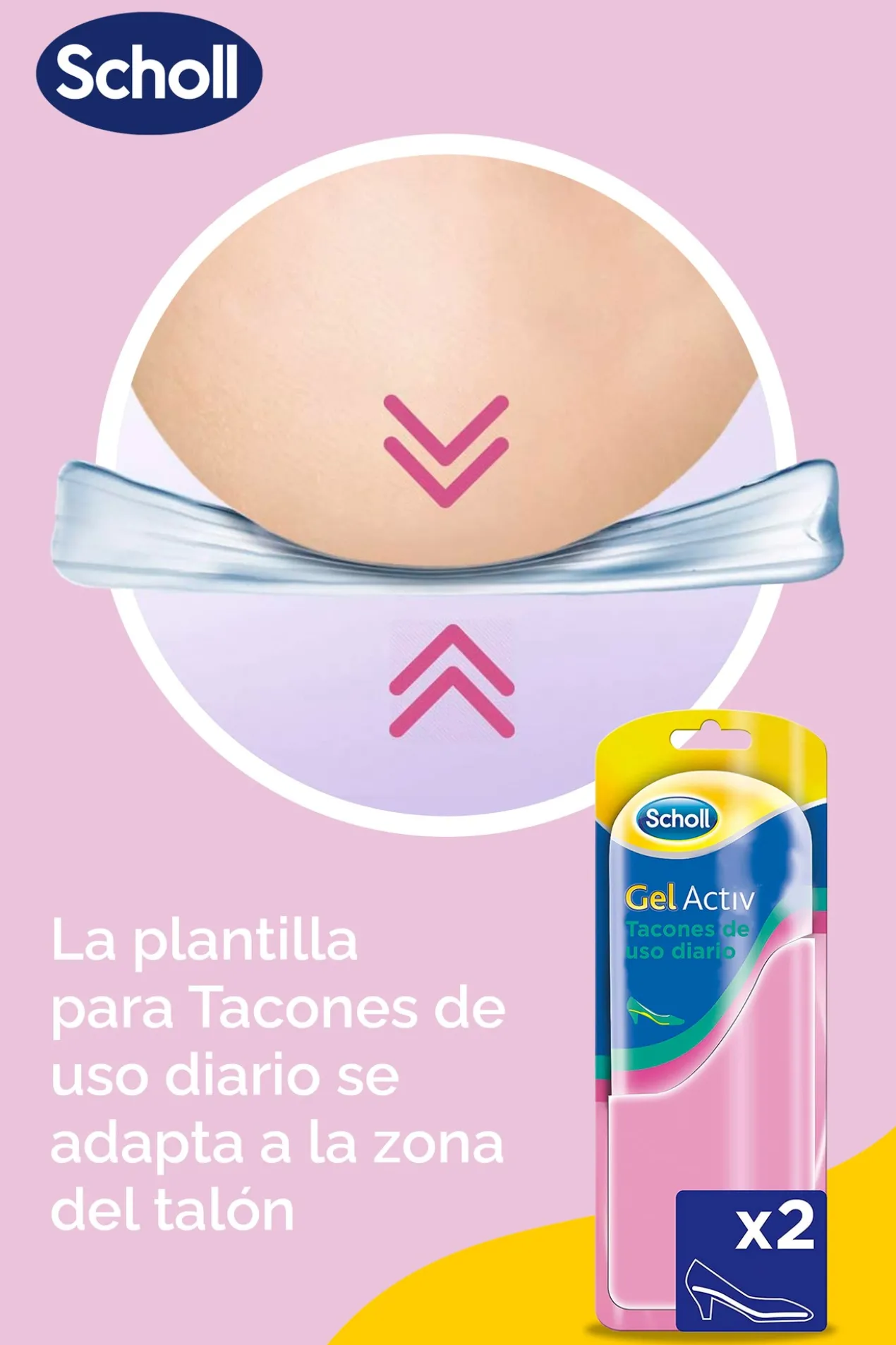 Palmilha Gel Activ Salto Diário