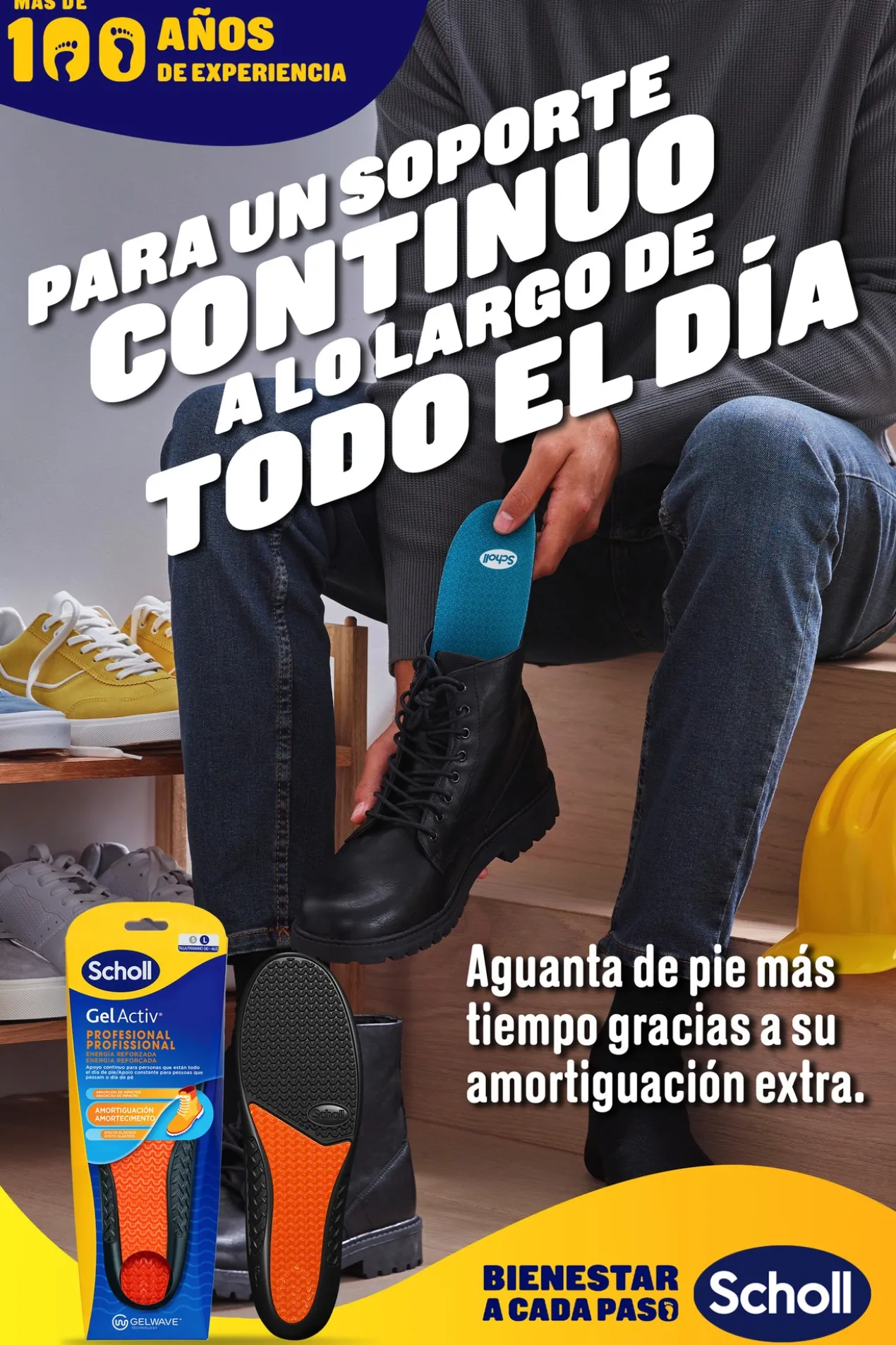 Palmilhas Gel Activ Profissional Homem