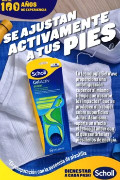Palmilhas Gel Activ Sport Homem