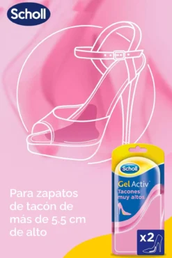 Palmilhas Gel Activ Tacão Muito Alto