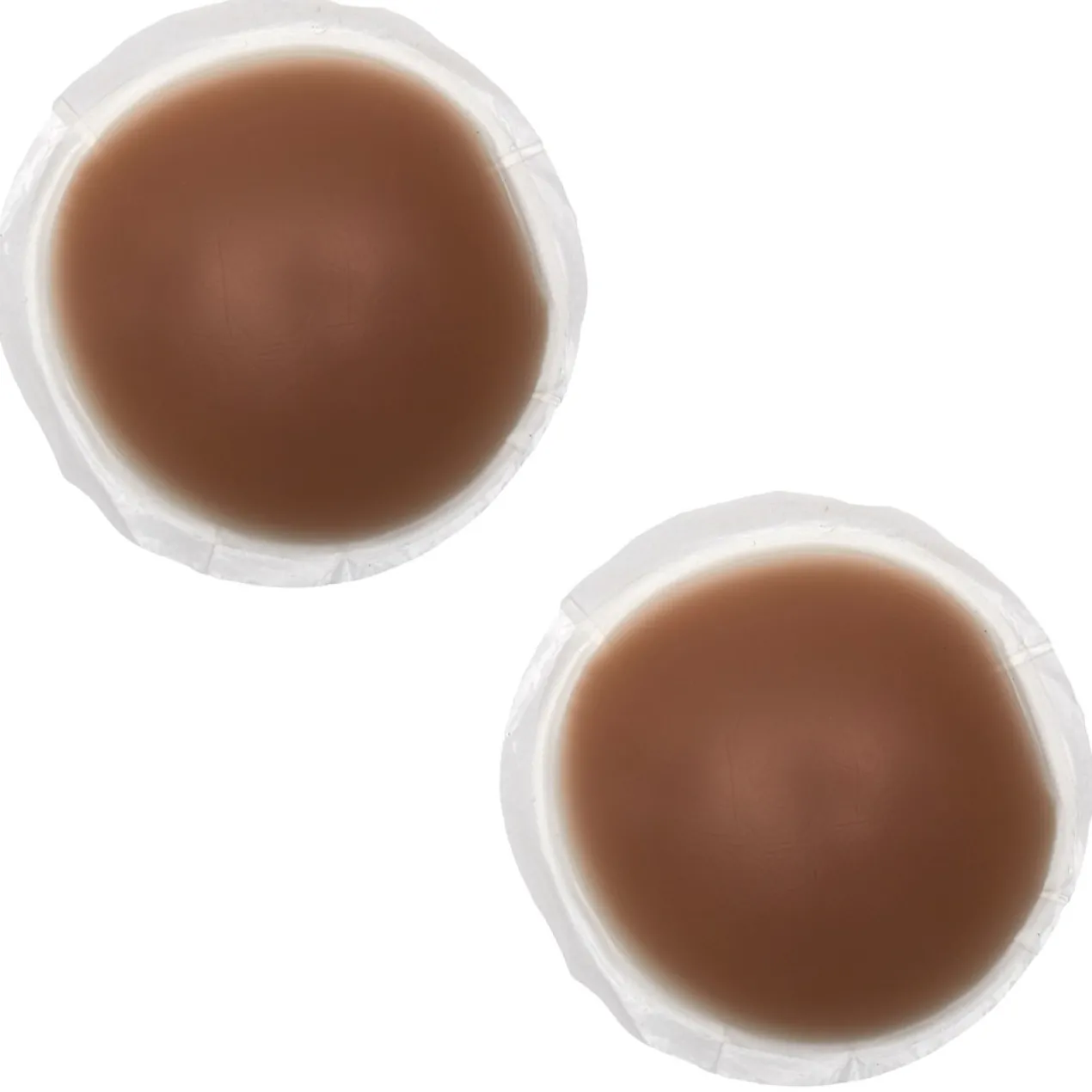 Par de Cobre-Mamilos em Silicone