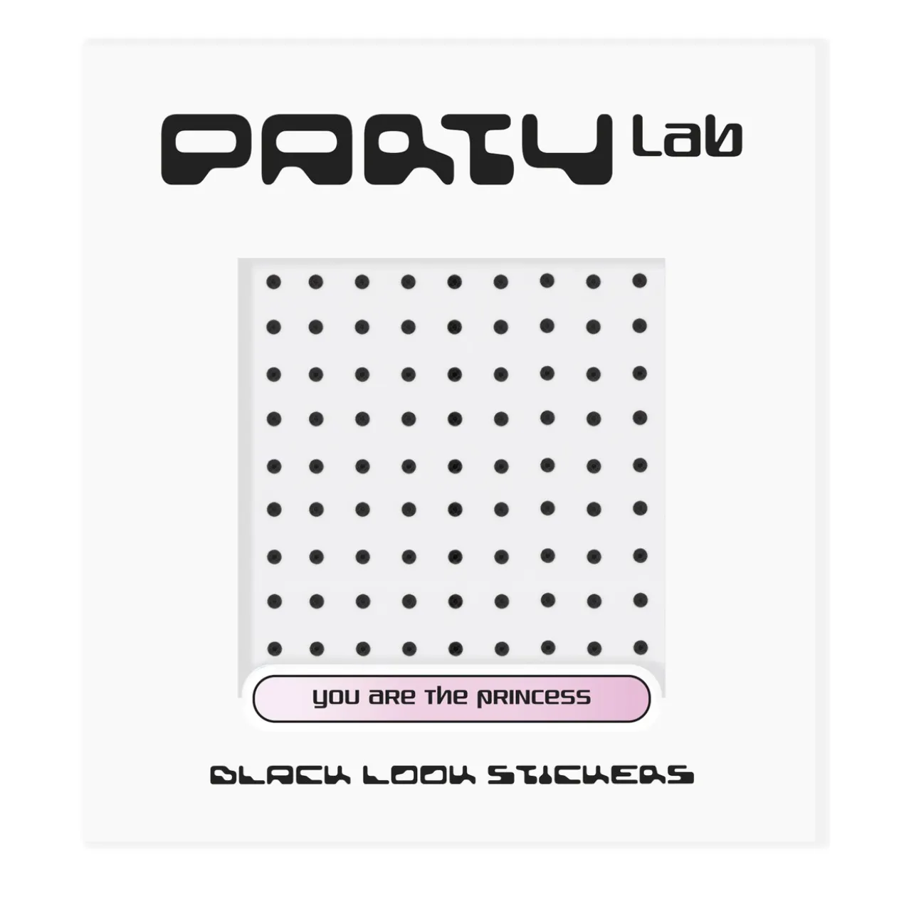 Party Lab Black Looks Stickers
