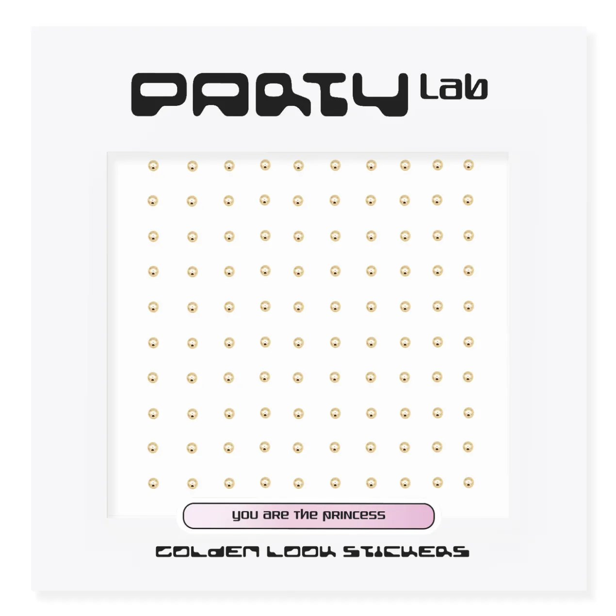 Party Lab Stickers Golden Look