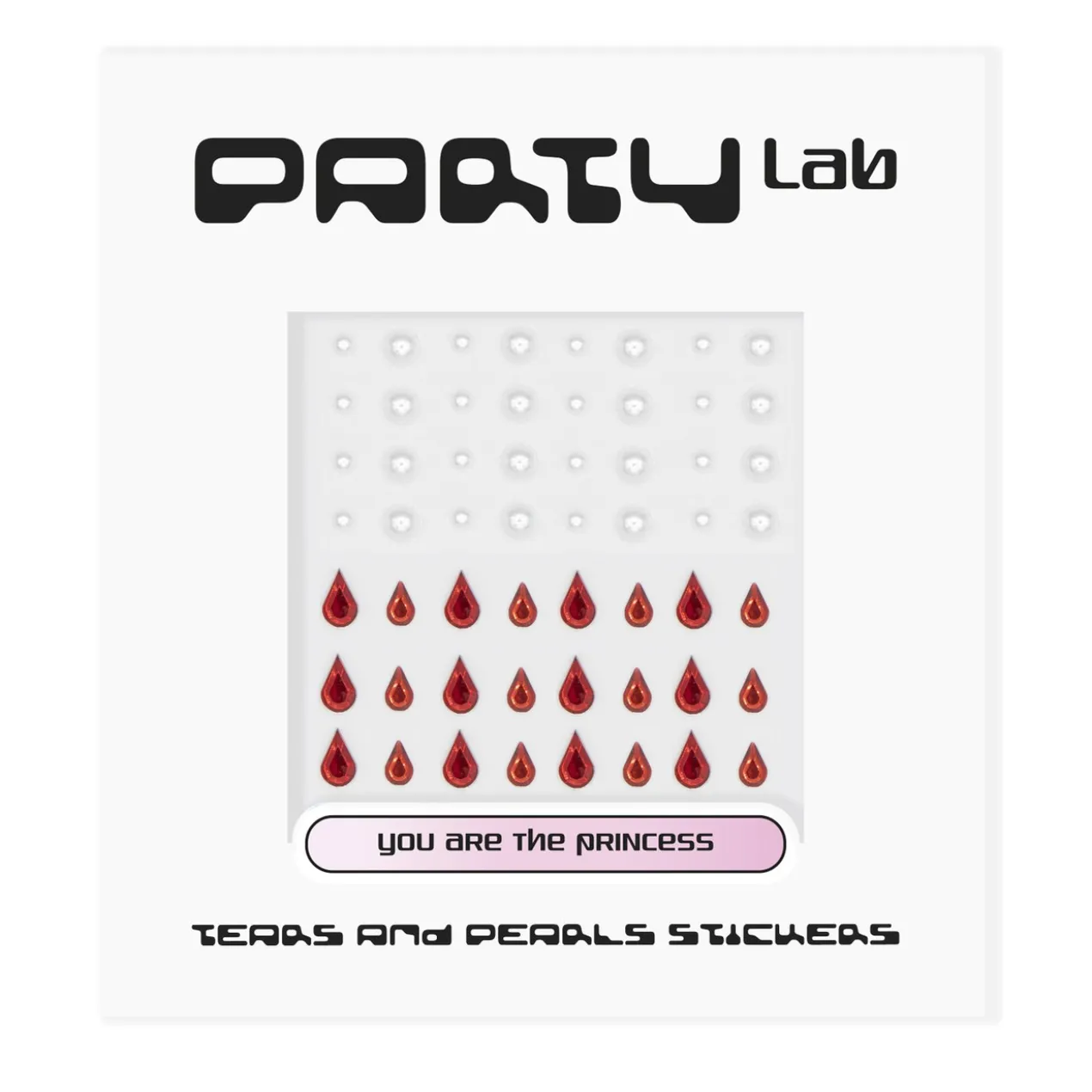 Party Lab Tears & Pearls Stickers