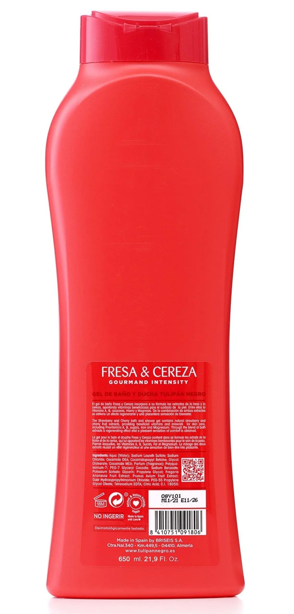 Passion Gel Morango E Cereja