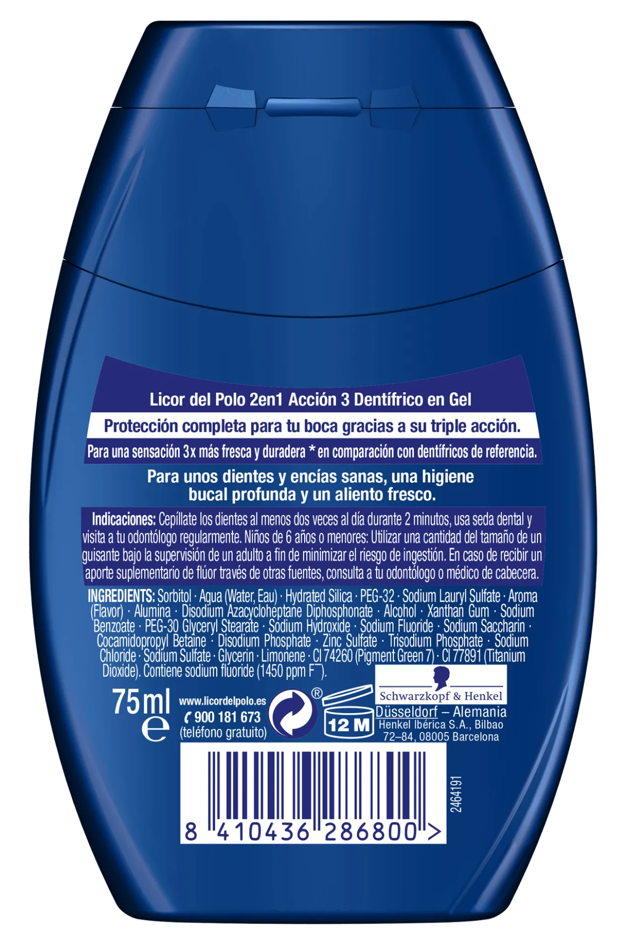 Pasta de Dentes 2 em 1 Elixir Ação 3
