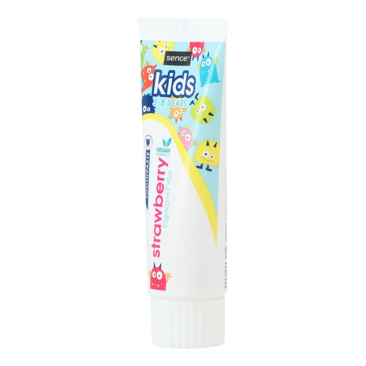 Pasta de Dentes Infantil Morango (3-8 Anos)