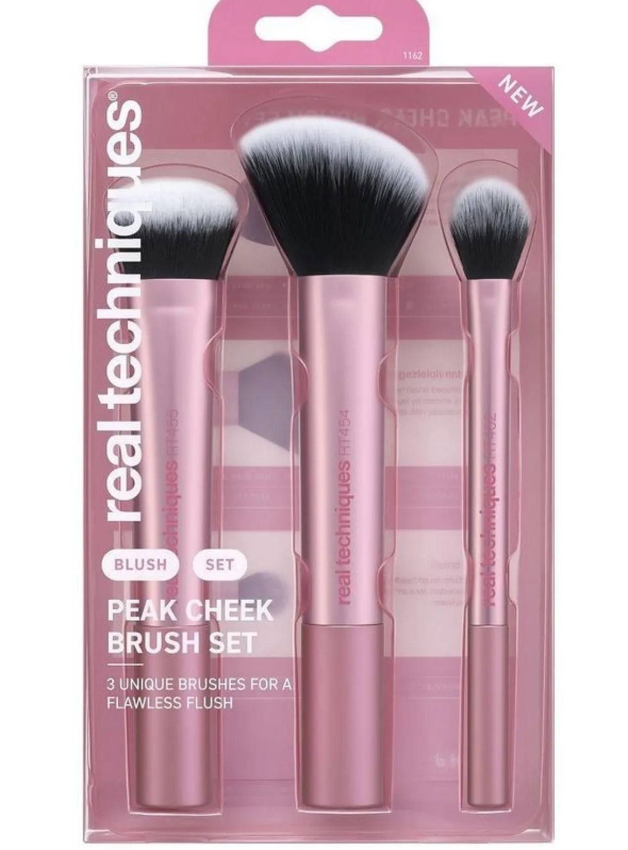 Peak Cheek Set de 3 Pincéis para acabamento