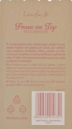 Pedras Autocolantes Faciais Foam On Top