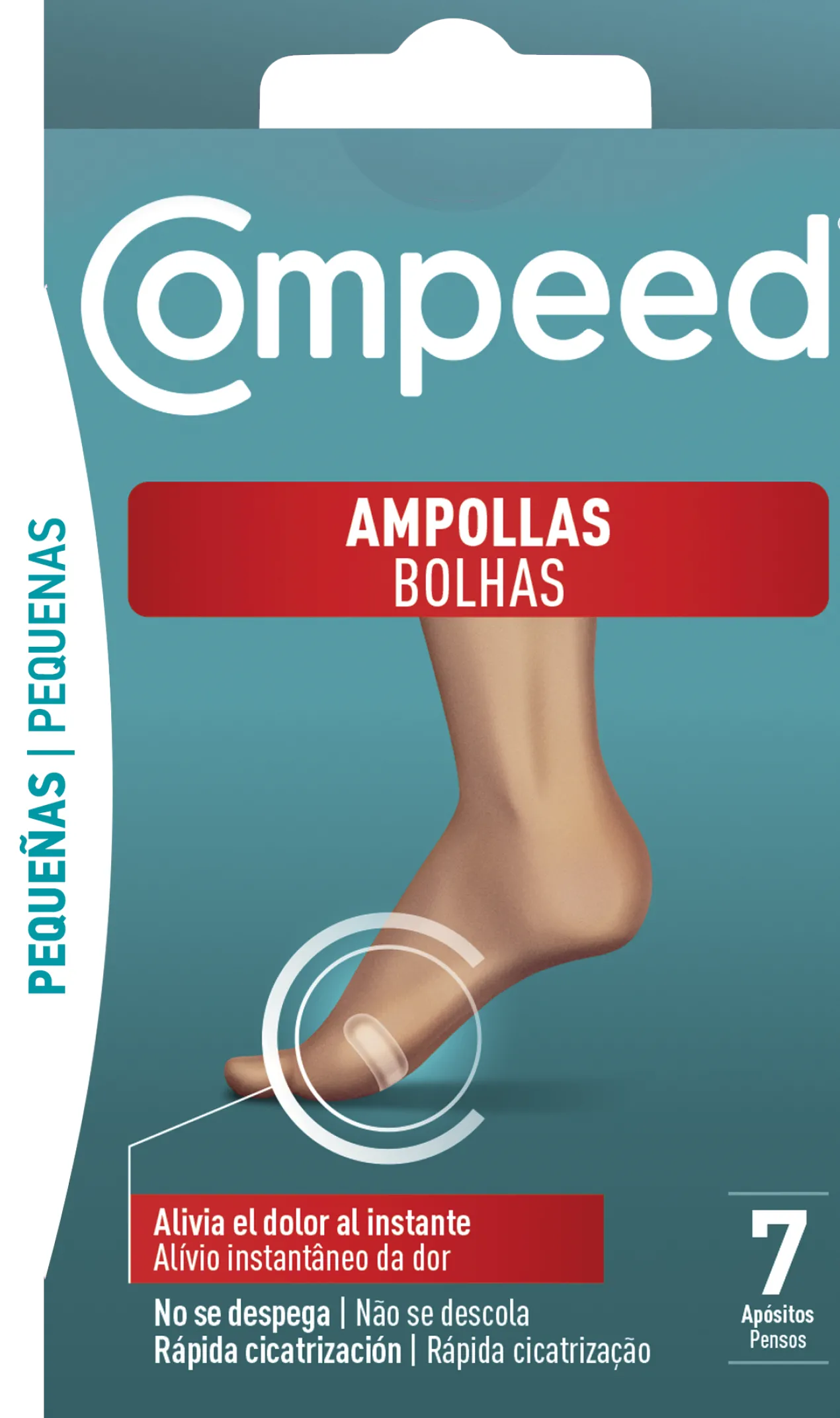 Pensos para bolhas pequenas