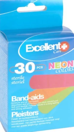 Pensos Rápidos Impermeáveis Cores Néon