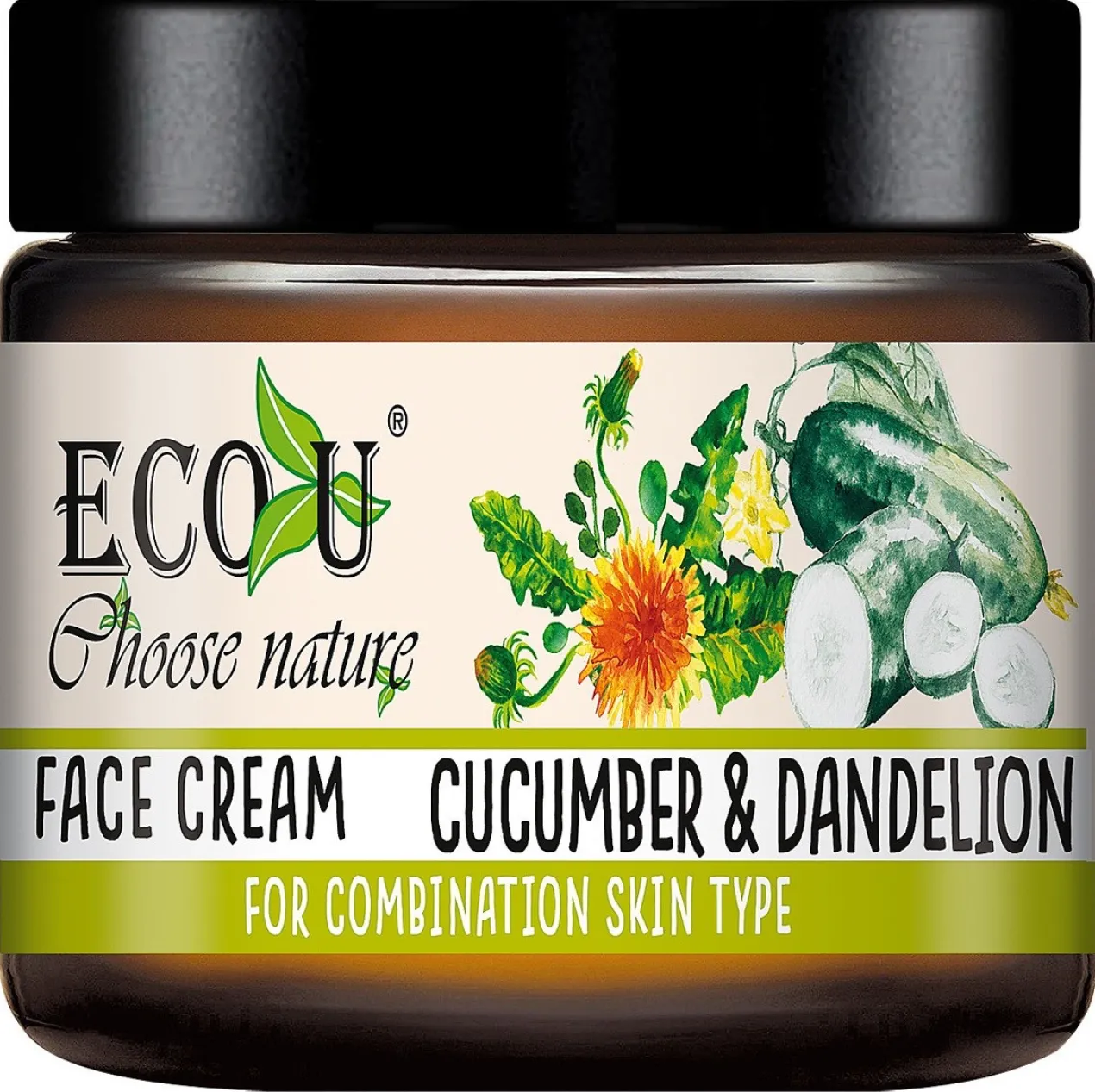 Pepino e Dente-de-leão Creme Facial
