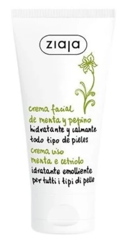 Pepino e Menta Creme facial hidratante